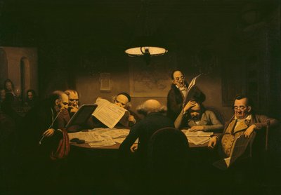The Reading Cabinet by Johann Peter Hasenclever